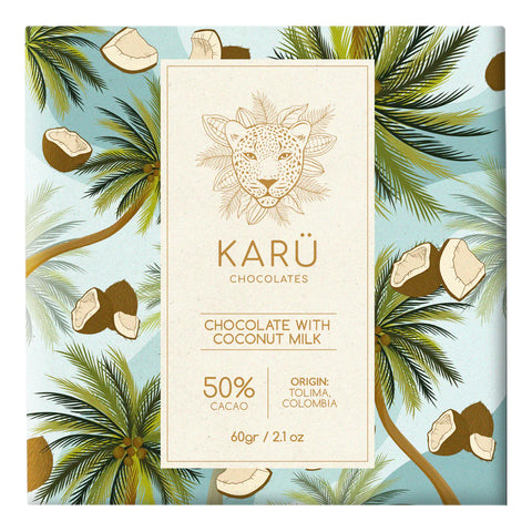 Karü Chocolates, Vegan Coconut Milk Chocolates, Tolima, Colombia