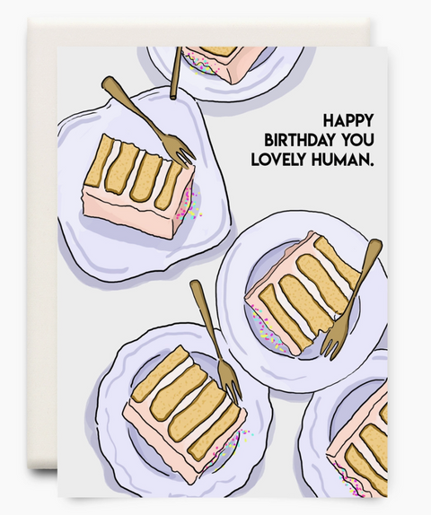 Lovely Human Birthday Card